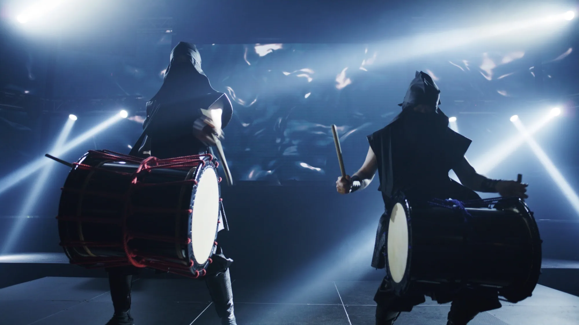 和太鼓の生演奏（Ninja + Kabuki Tokyo）