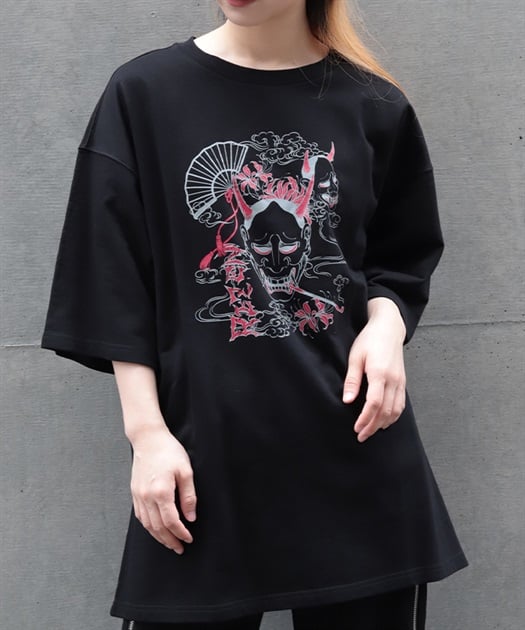 般若×煙管Ｔシャツ