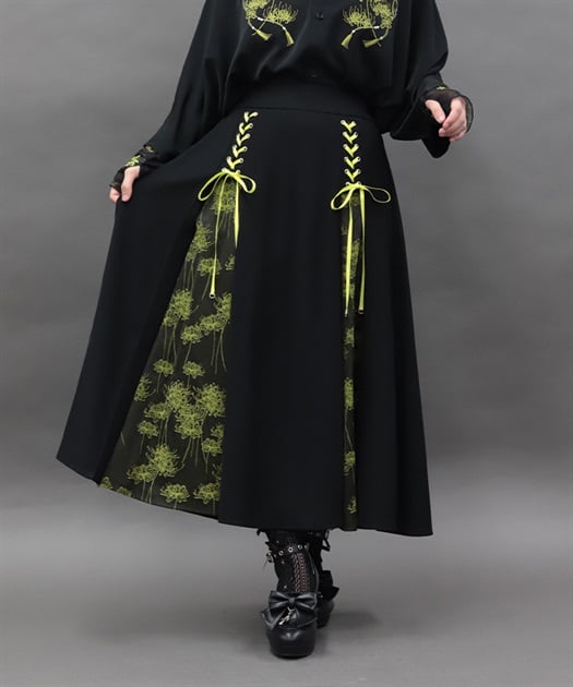 彼岸花切替スカート