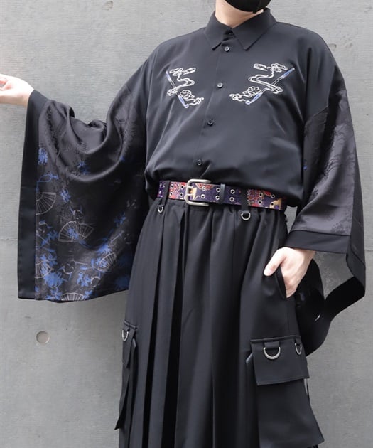 般若×煙管和袖シャツ