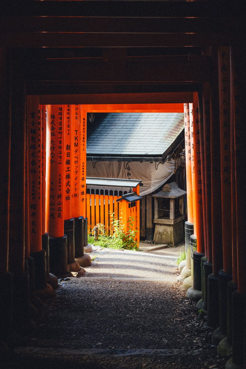 京都観光・鳥居の参道