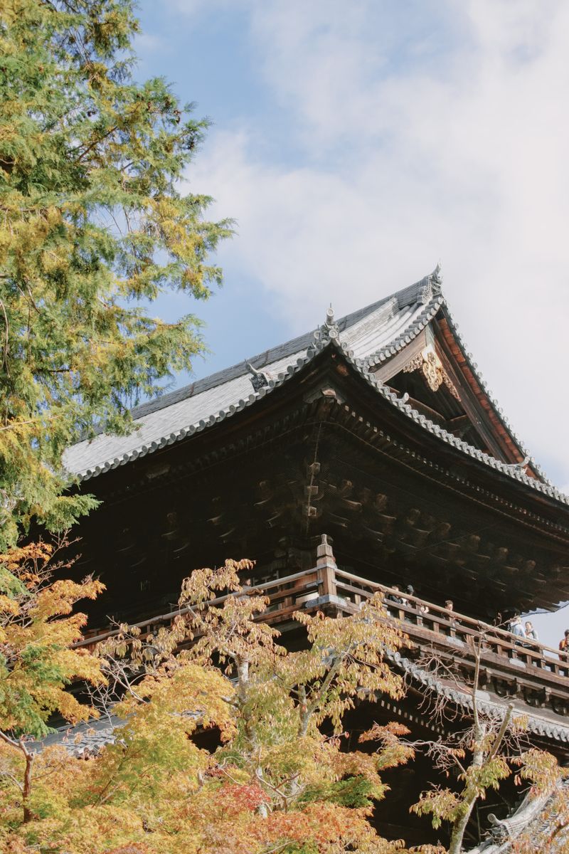 京都の寺院と紅葉