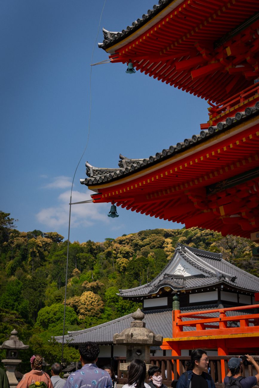 京都・清水寺の五重塔