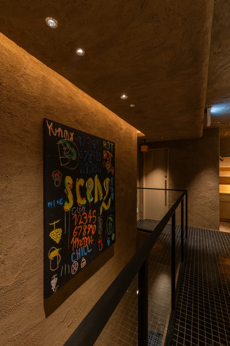 scenes 店内のチョークアート
