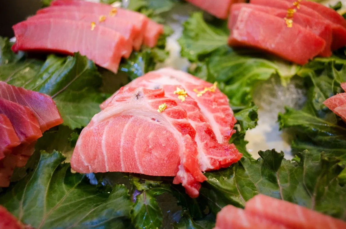 まぐろの刺身