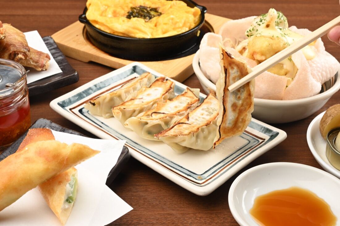 溢れる肉汁の爆汁餃子