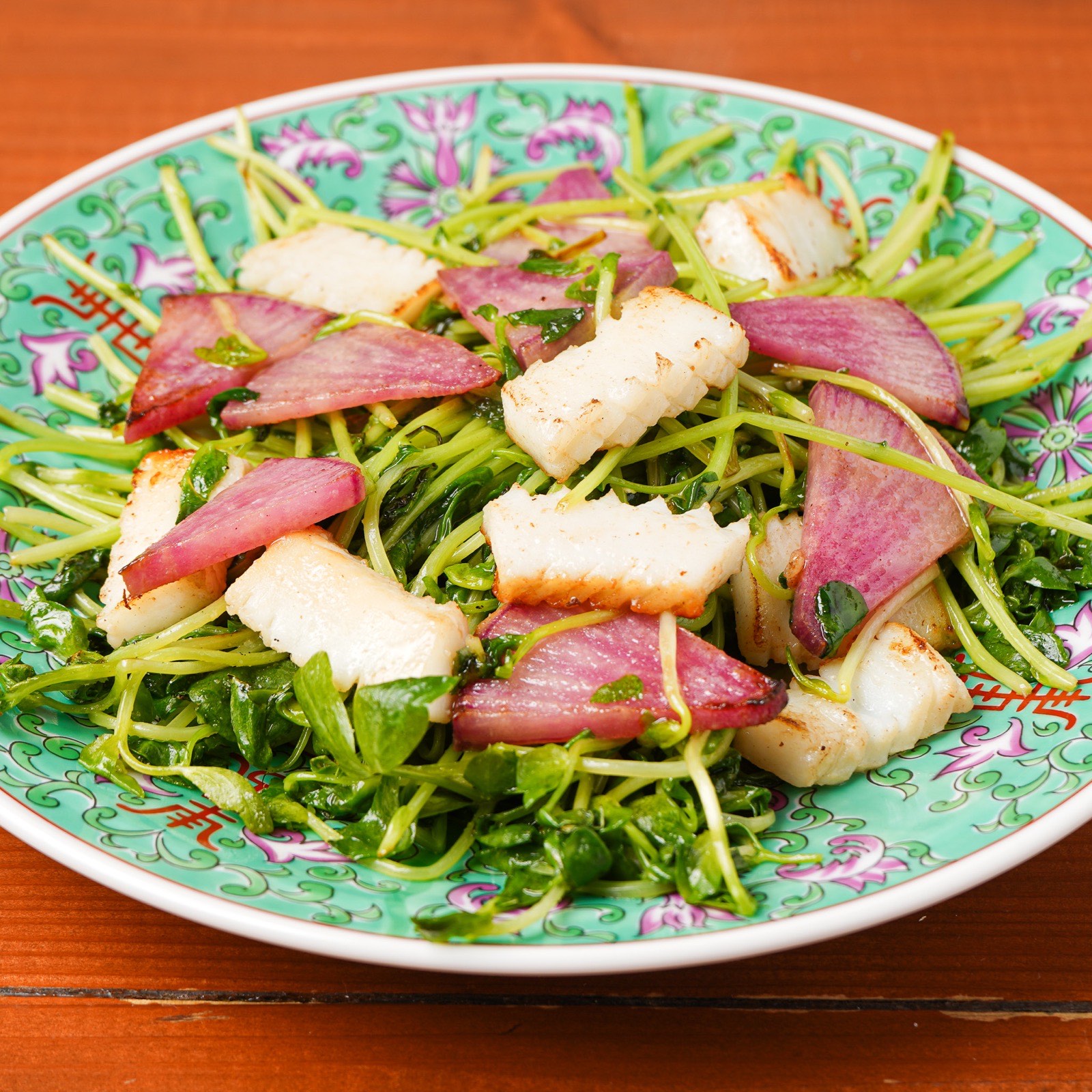 豆苗の野菜炒め