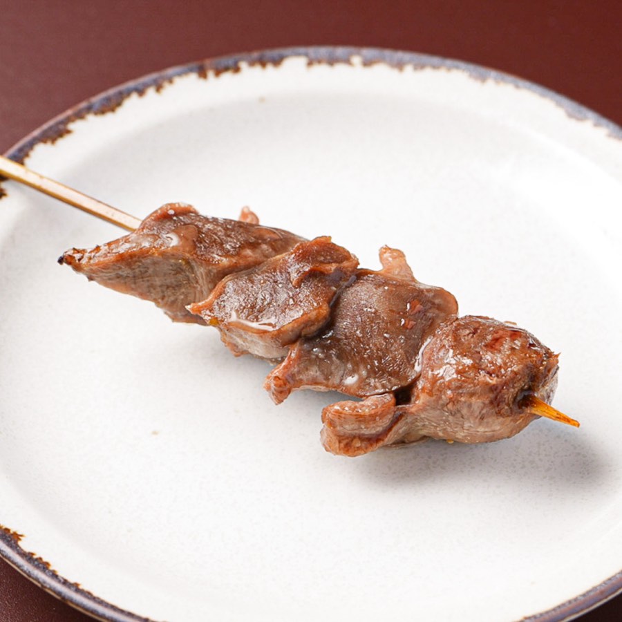 鶏・鴨すきコースに含まれる焼き鳥(砂ずり)