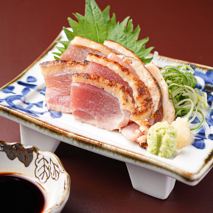 やきとり鶏丸 近江八幡店 薩摩知覧どりの鶏ももタタキ