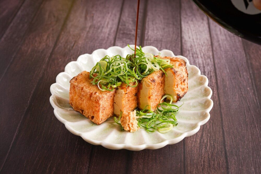 厚揚げの炉端焼き