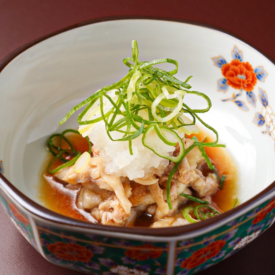 ひね鶏ネギポン酢